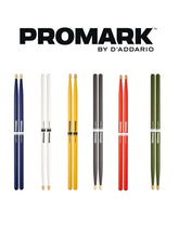 Baqueta Promark 5BW TX5BW-Colores SurtidosBaqueta clásica Hickory promark tw5bw